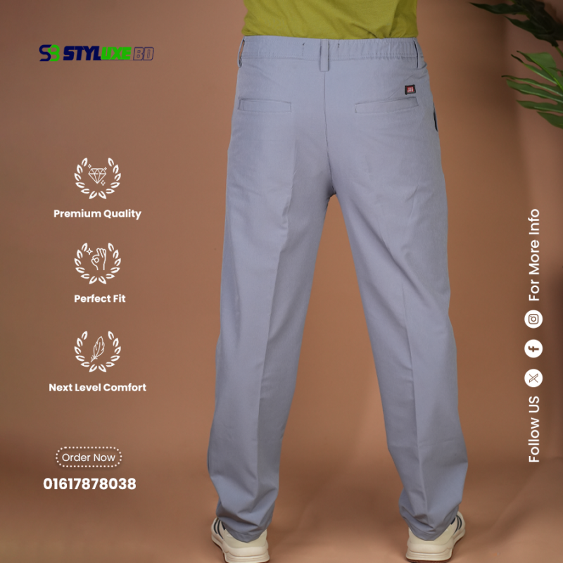 Korean Solid Color Pattern Ice Silk Pant